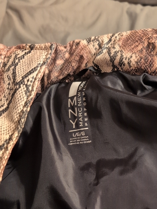 Marc New York Jackets & Blazers - Marc New York Performance Snake Print Jacket - Blush Brown